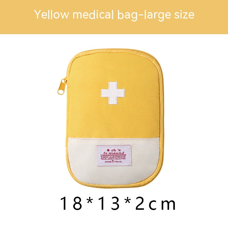 Oxford Cloth Portable Portable First-aid Kit Medicine Buggy Bag Small Medicine Bag Travel Storage First Aid Kits Macaron Color