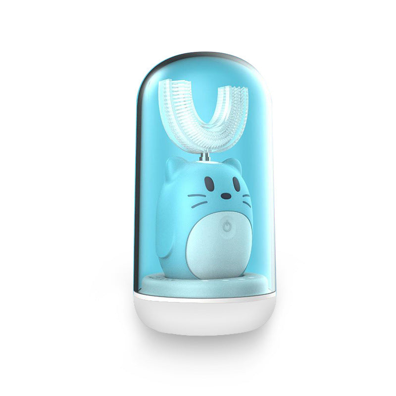 Smart Ultrasonic Children's Electric Toothbrush Automatic Cleaning U-shaped Toothbrush Portable Baby Products